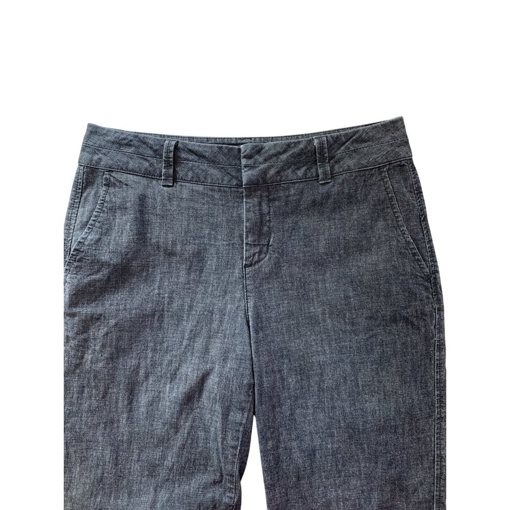 Coldwater Creek Women's Denim Capri Pants Size 8 Medium Blue Cropped Casual - Picture 4 of 11